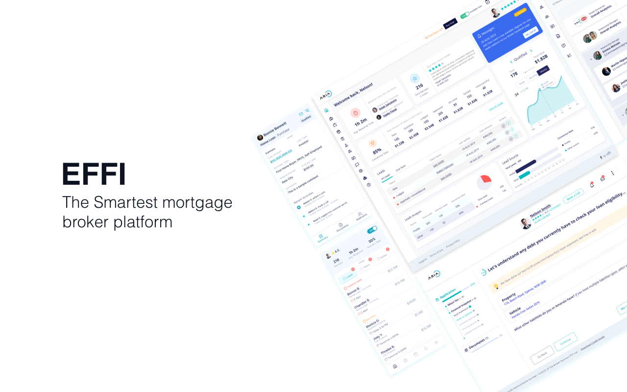 Effi — Building a Mortgage Broker Platform as Its First Designer